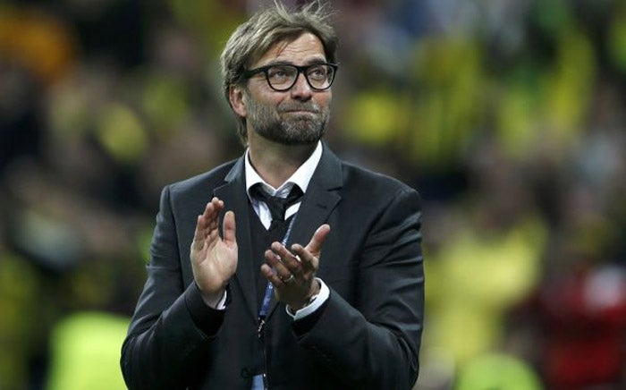 Jürgen Klopp en un partido con el Borussia Dortmund