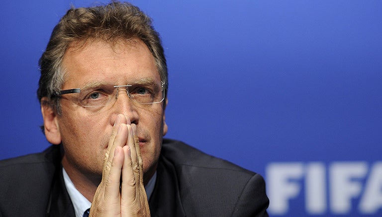 Jerome Valcke, en conferencia