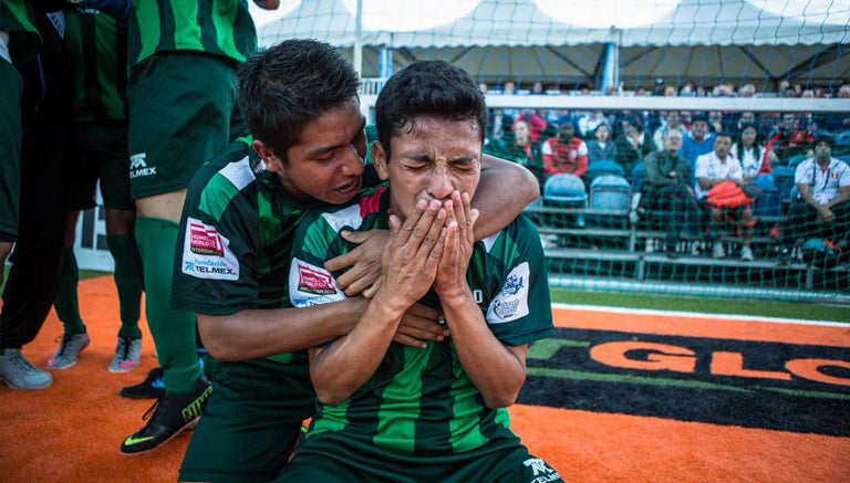 Jugador mexicano festeja su pase a la Final