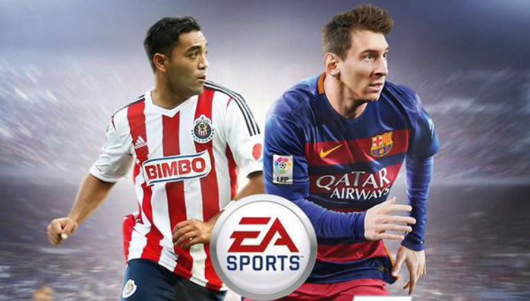 Marco Fabián, en la portada de FIFA 16