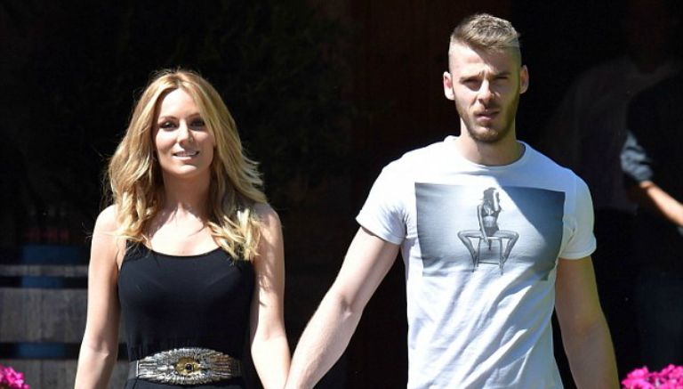 De Gea y Edurne juntos en Inglaterra