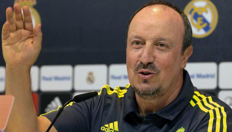 Benitez habla en conferencia de prensa