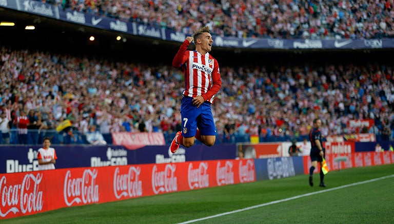 Antoine Griezmann celebra uno de sus goles 