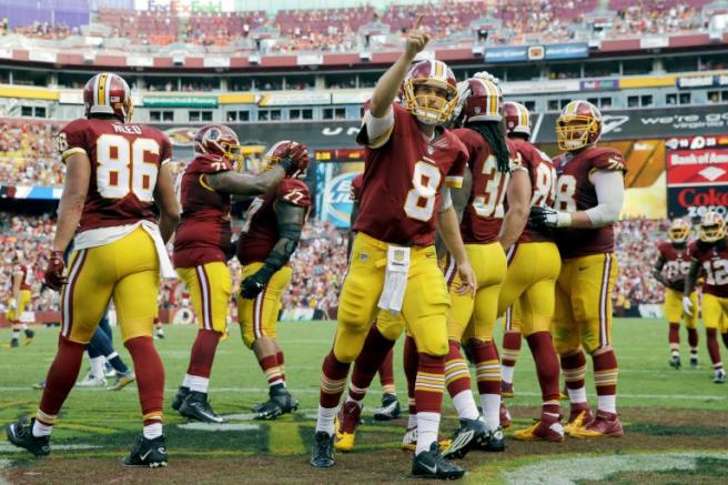 Kirk Cousins festeja touchdown de Washington