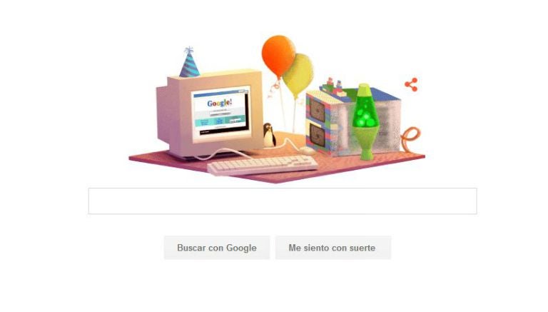 Así luce el nuevo Doodle de la empresa Google