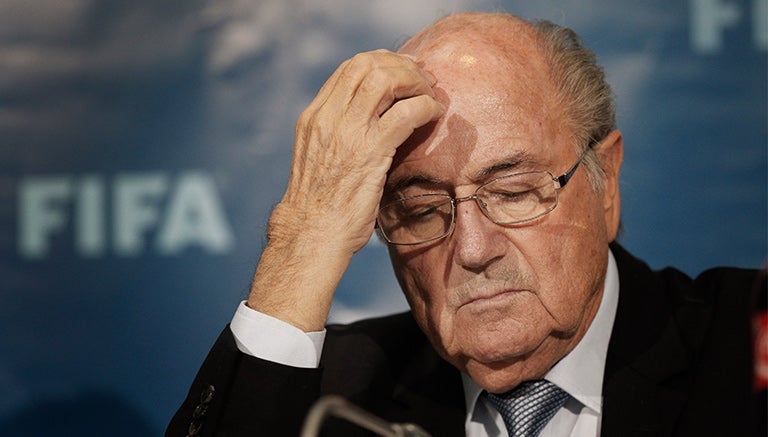 Blatter en conferencia de prensa