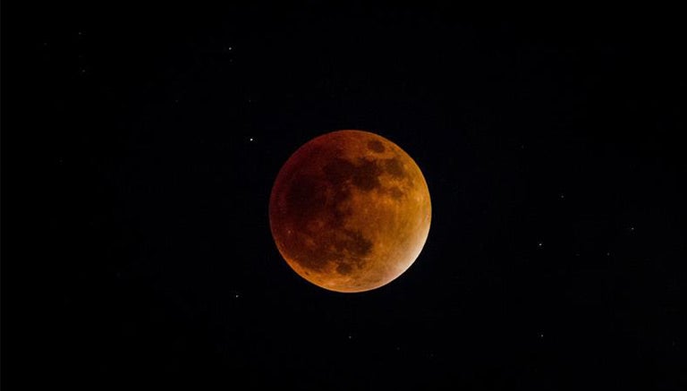 Así lució la 'Luna de sangre' en Venezuela