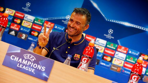 Luis Enrique, en conferencia de prensa