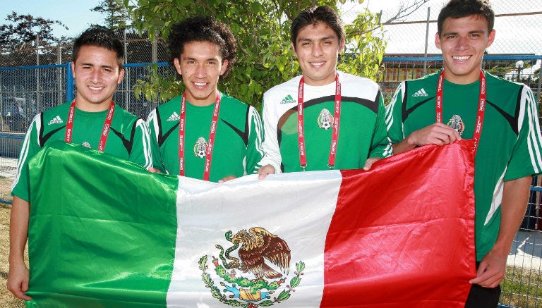  Osmar Mares, Torito Silva, Alejandro Gallardo y Héctor Moreno