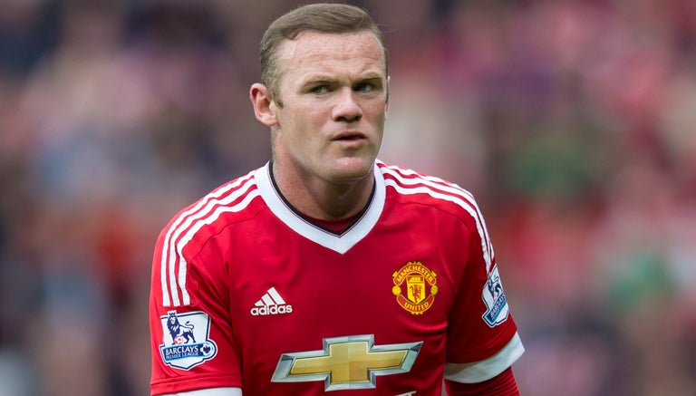 Rooney, durante un partido de Premier con el Manchester United