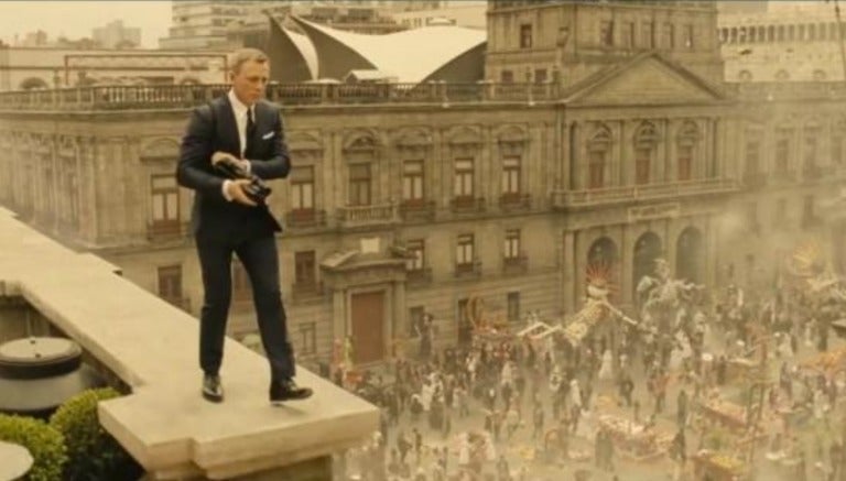 El agente James Bond en la Ciudad de México