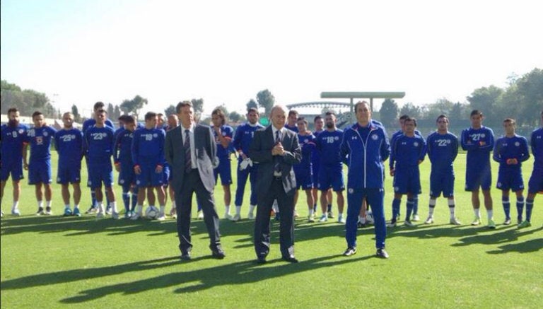 Presentación de Tomás Boy en Cruz Azul