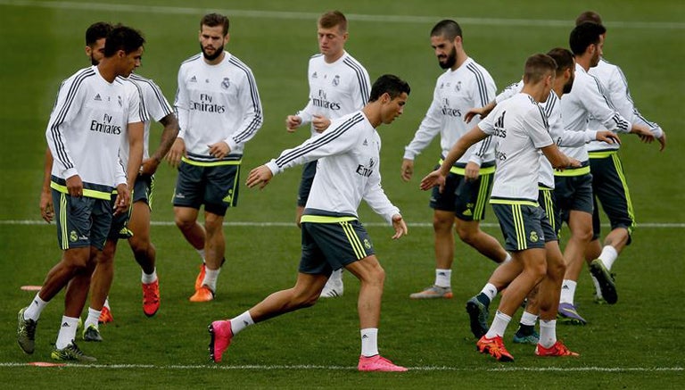 Real Madrid se prepara para enfrentar al Atlético