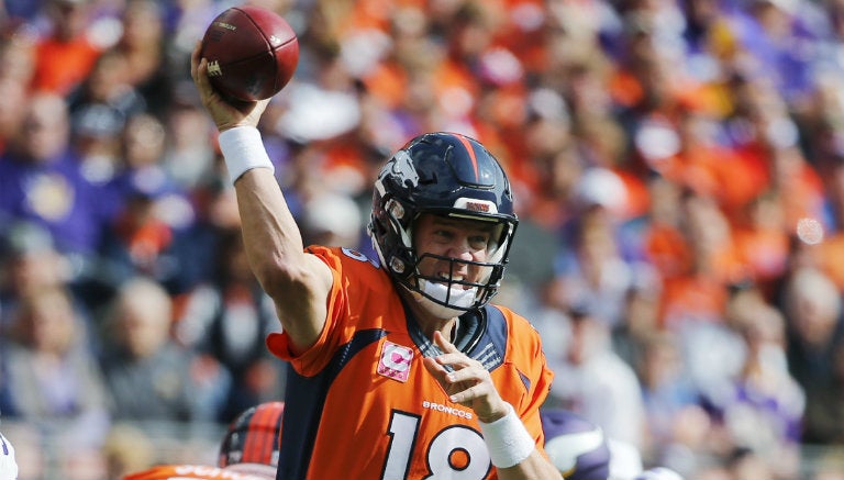 Peyton Manning con los Broncos de Denver