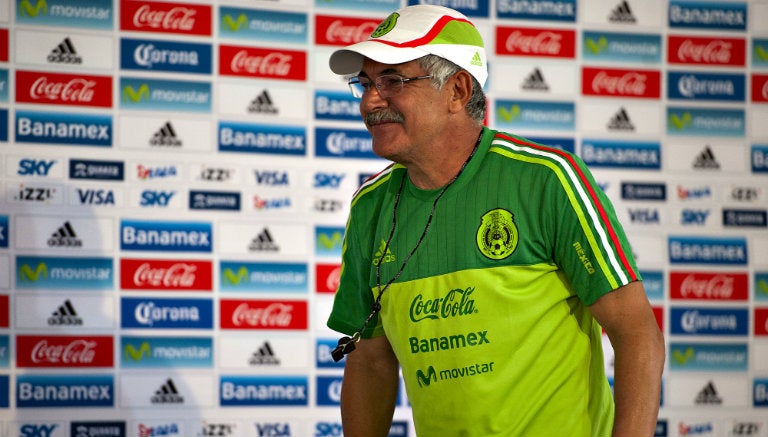 Ricardo Ferretti, en conferencia de prensa con el Tri