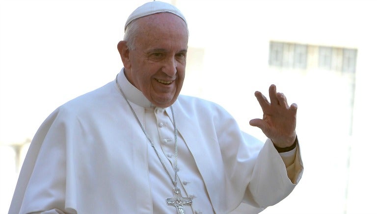 Papa Francisco en una audiencia en el Vaticano