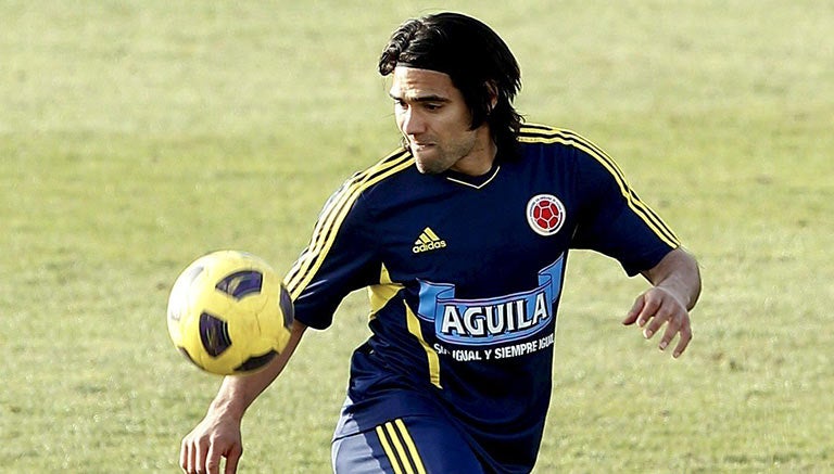 Falcao, en un entrenamiento en 2011, regresa a la Selección