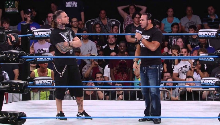 Matt y Jeff Hardy en función de TNA