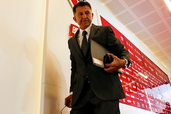 Osorio, en conferencia de prensa con Sao Paulo