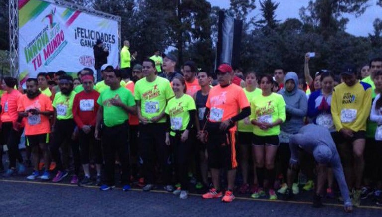 Los participantes al inicio de la carrera DuPont