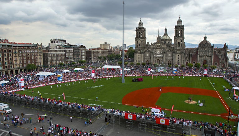 El Zócalo, durante la realización del Home Run Derby de la LMB