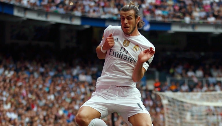 Bale, en un partido del Real Madrid