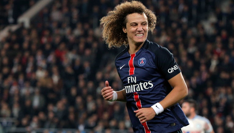 David Luiz, en un partido con el PSG