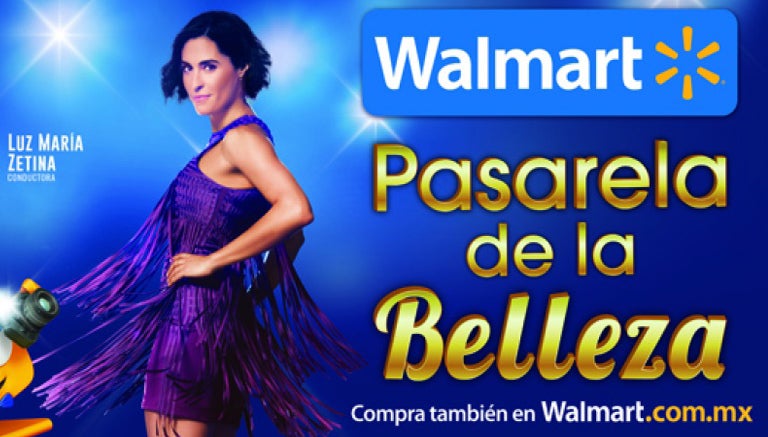 El cartel anunciando la Pasarela de la belleza