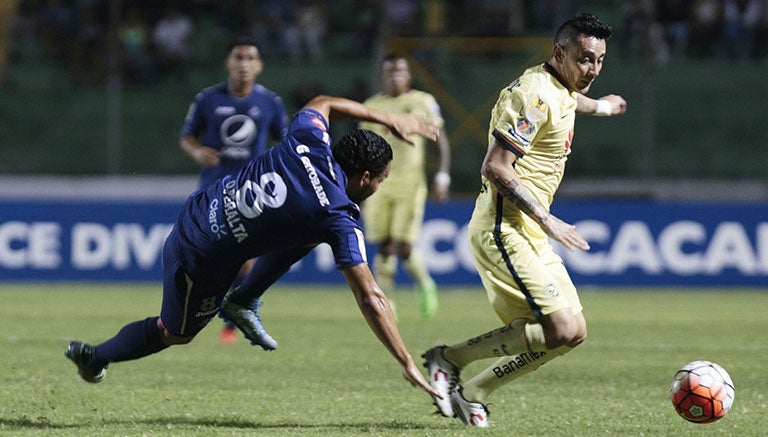 Sambueza, en el duelo contra el Motagua