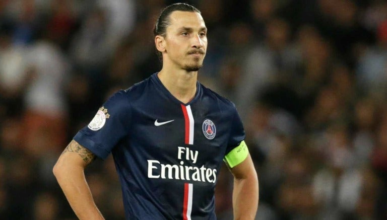 Ibrahimovic, en un partido del PSG