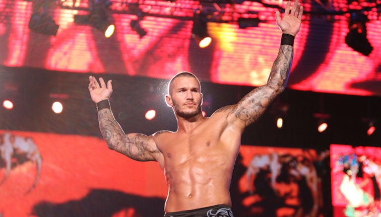 Randy Orton, durante una pelea