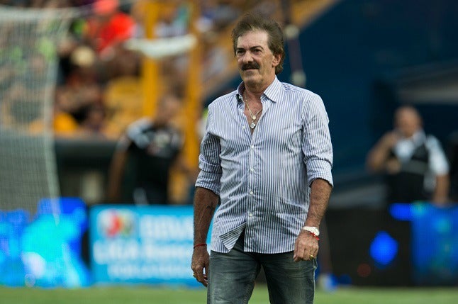 La Volpe durante un partido con Jaguares