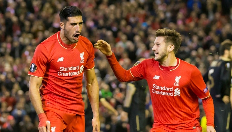 Emre Can festeja el gol del empate frente al Rubin Kazan