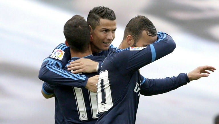 CR7 celebra el primer tanto del encuentro 