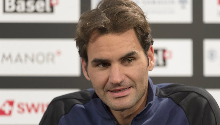 Federer en conferencia de prensa