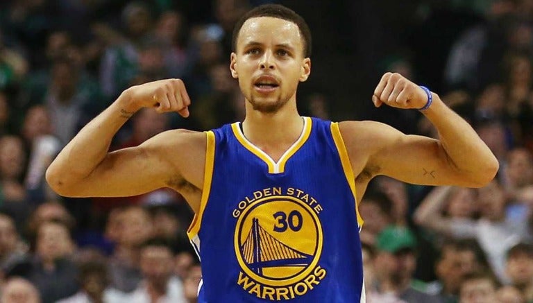 Stephen Curry, en un partido de Golden State