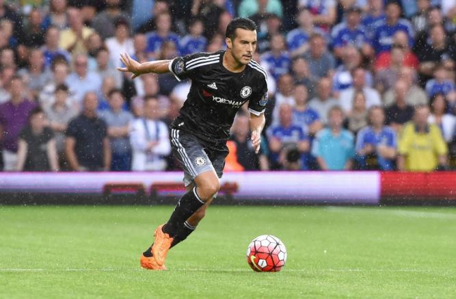 Pedro, en partido con el Chelsea