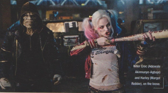 Harley Quinn junto a Killer Croc