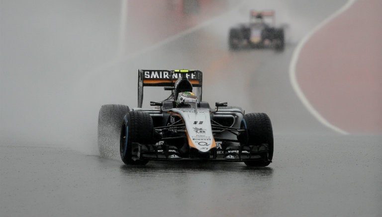 Checo, en la tercera práctica para el GP de Estados Unidos 