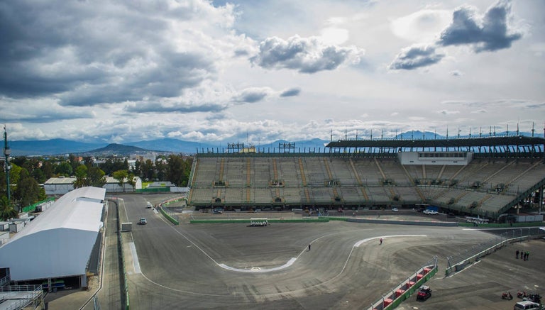 Así luce la pista del Autódromo Hermanos Rodríguez