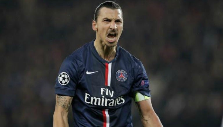 Ibrahimovic, en un partido del PSG