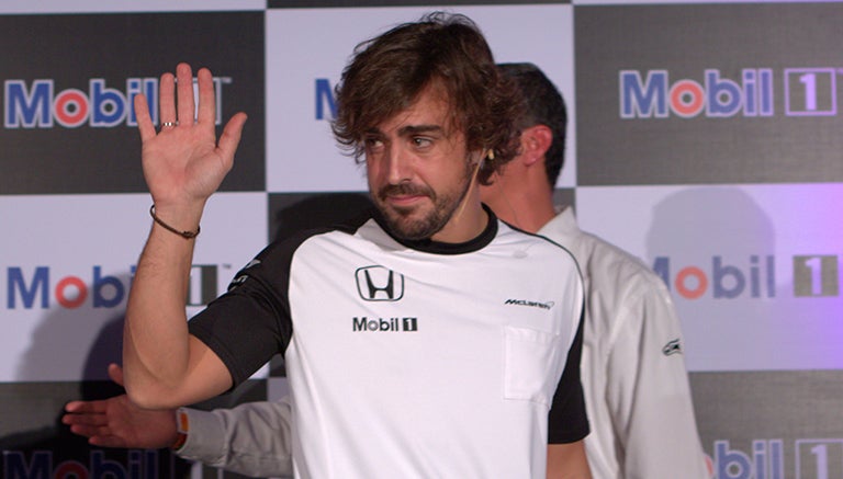 Fernando Alonso en conferencia de prensa 