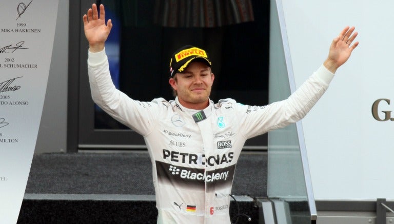 Nico Rosberg después de una carrera