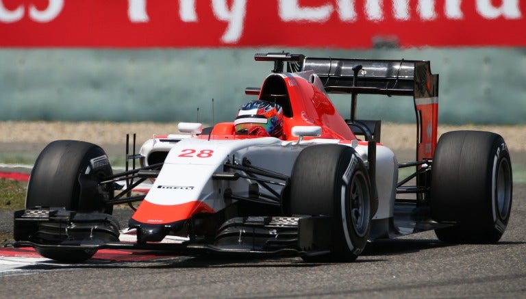 Auto que usa Manor Marussia en la temporada 2015