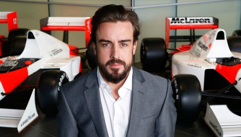 Fernando Alonso, en su presentación