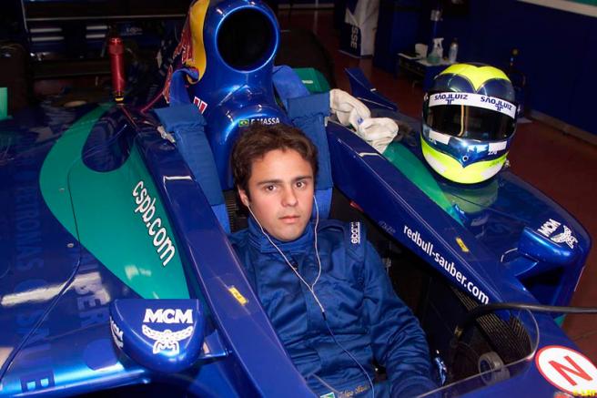 Felipe Massa poco después de llegar a la F1