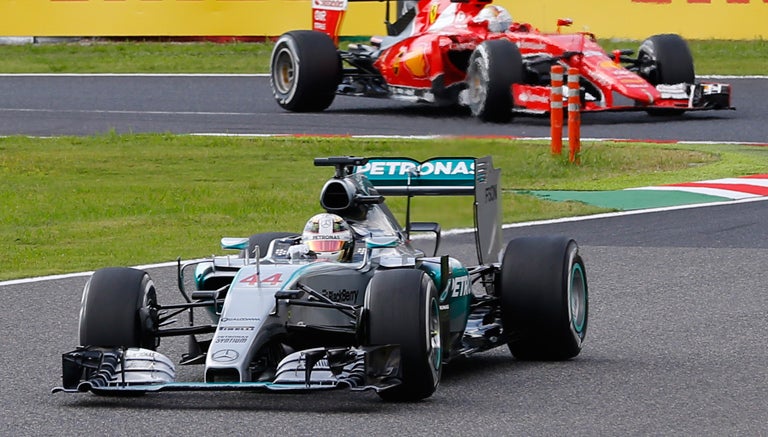 Lewis Hamilton durante el GP de Estados Unidos