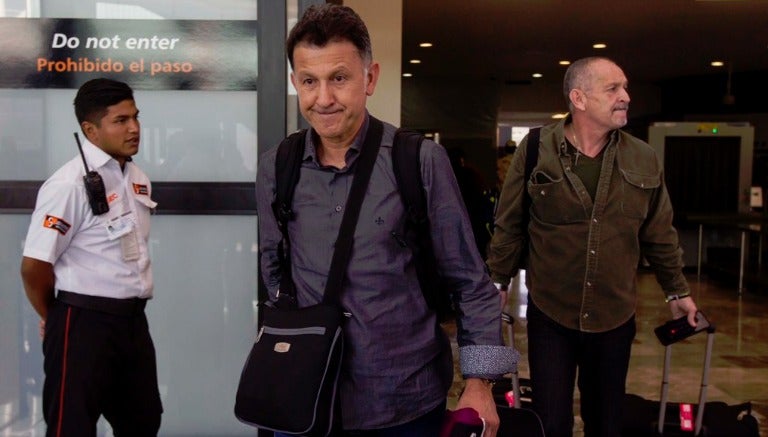 Juan Carlos Osorio llegando a la Ciudad de Tijuana