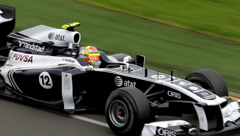 Maldonado, a bordo de su FW33 en 2011