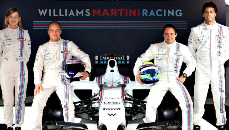 El equipo de Williams Martini Racing 